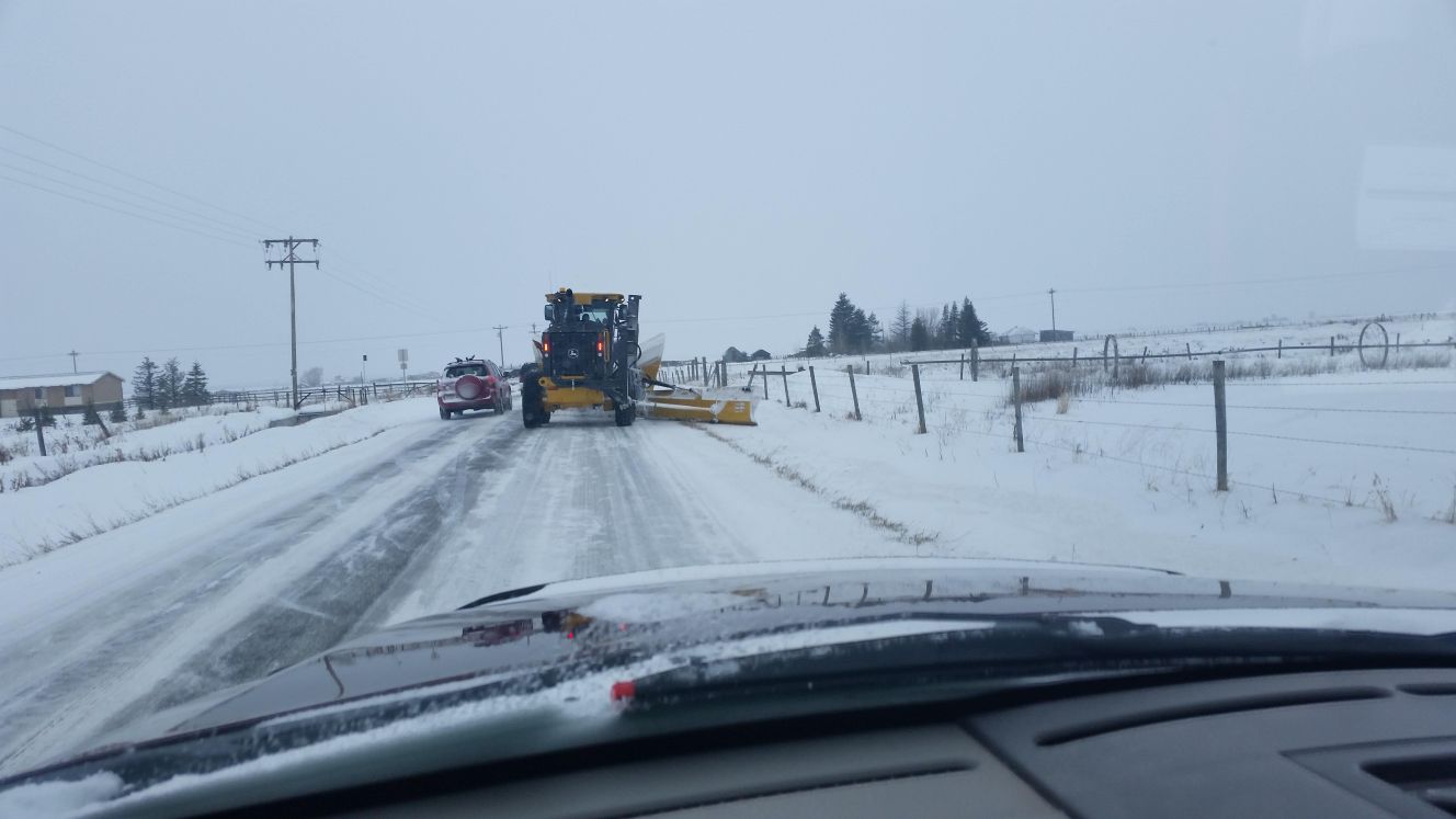 car and plow